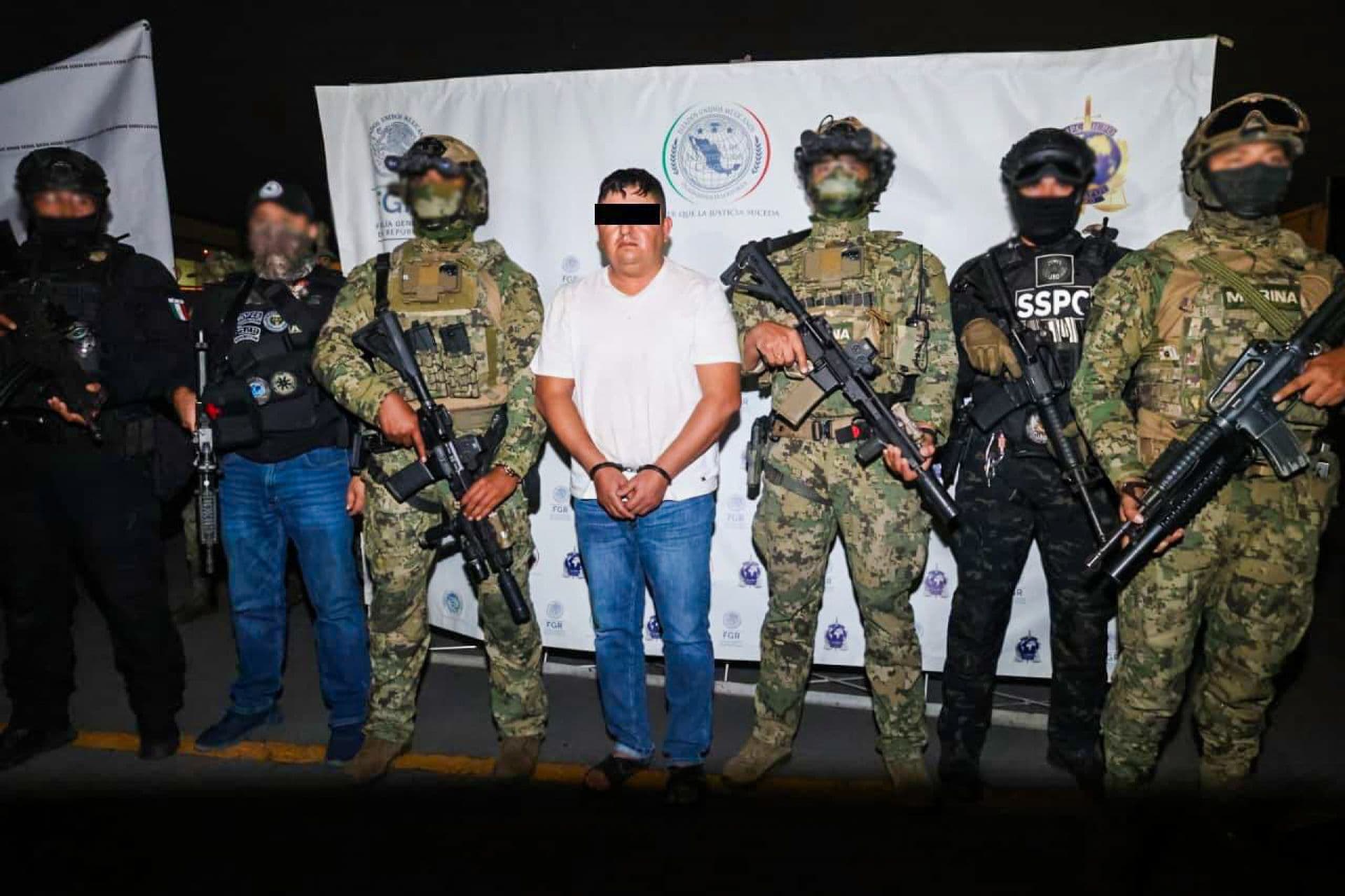 Detención de Audias "N", alias "El Jardinero". Foto: Cuartoscuro