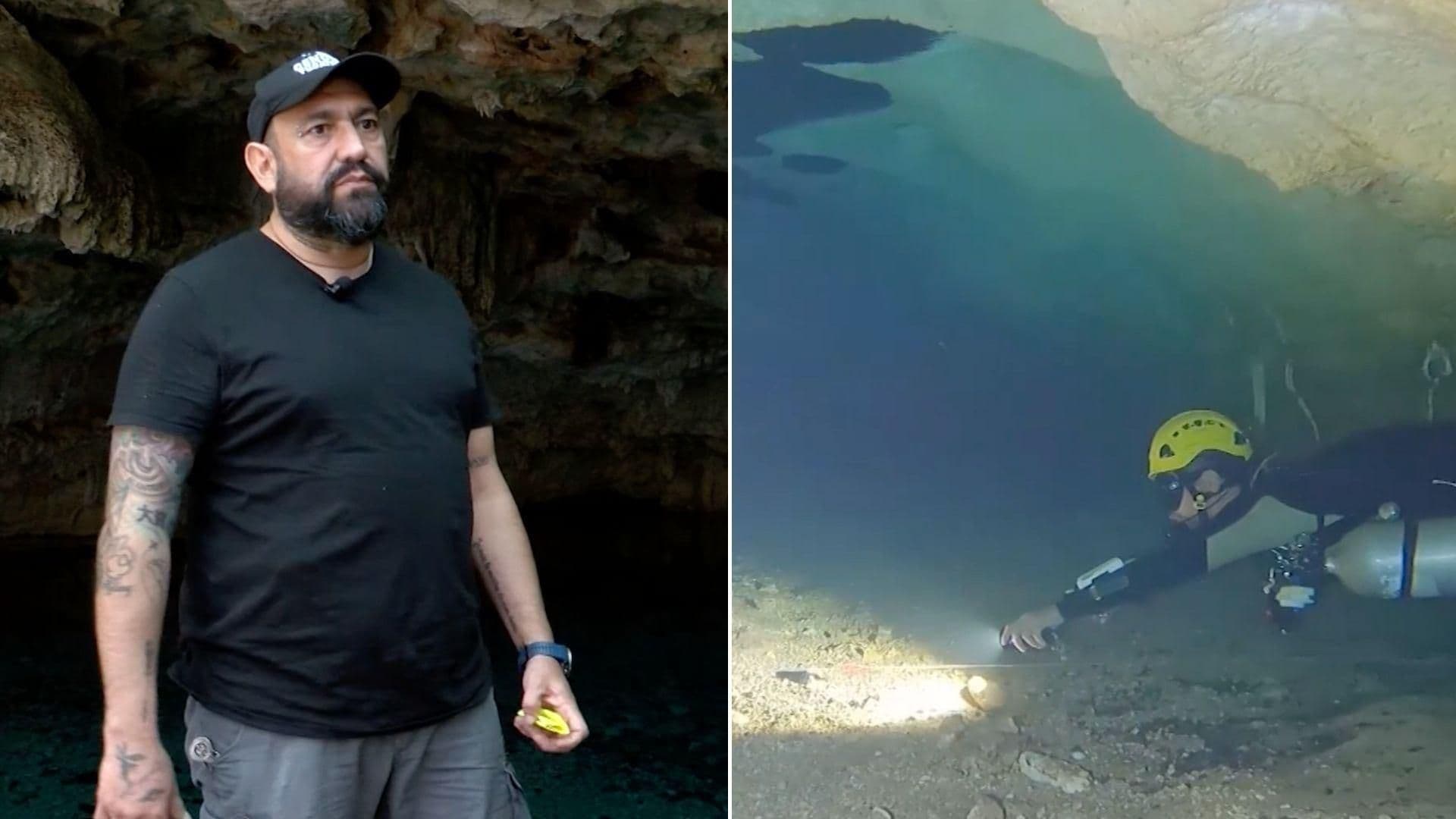 Encuentran Fósiles de Perezoso Gigante y Caballos Prehistóricos en Cenote de Yucatán