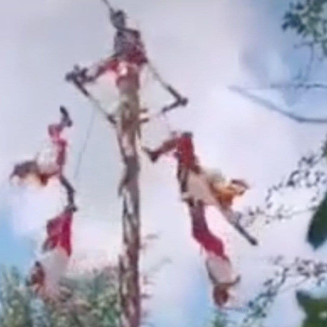 Video Voladores de Papantla Caen de Palo