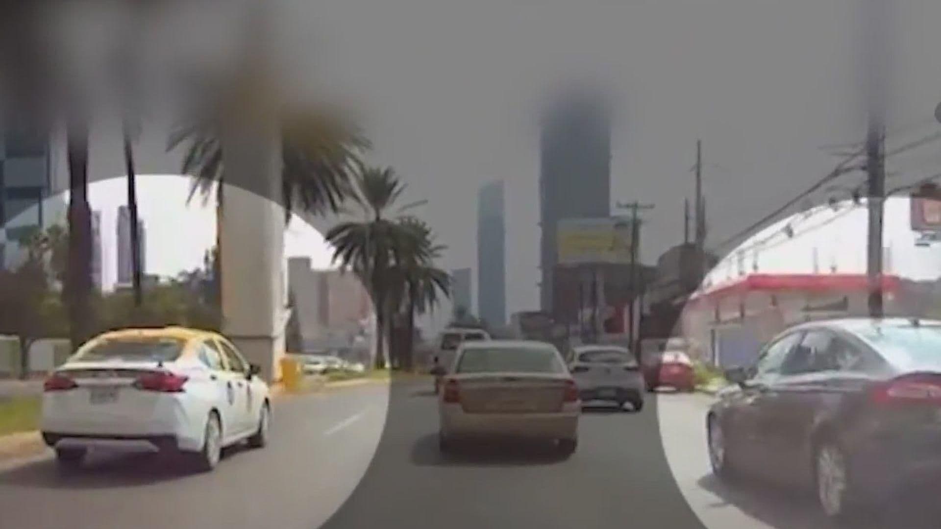 Buscan Presuntos Montachoques en Avenida San Jerónimo en Monterrey