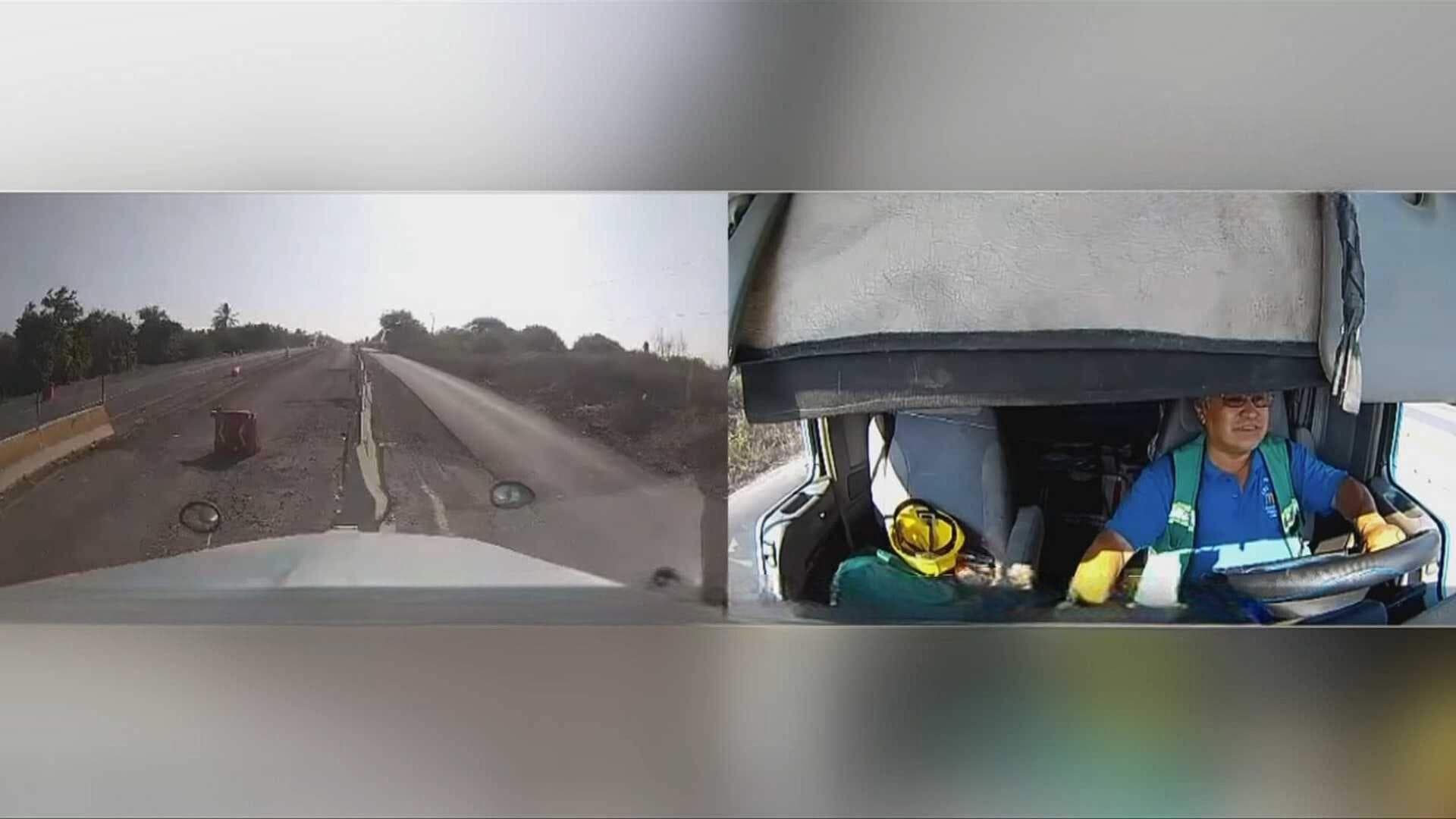 VIDEO: Tráiler Queda Reducido a Cenizas Tras Fuerte Choque en la Autopista Manzanillo–Armería