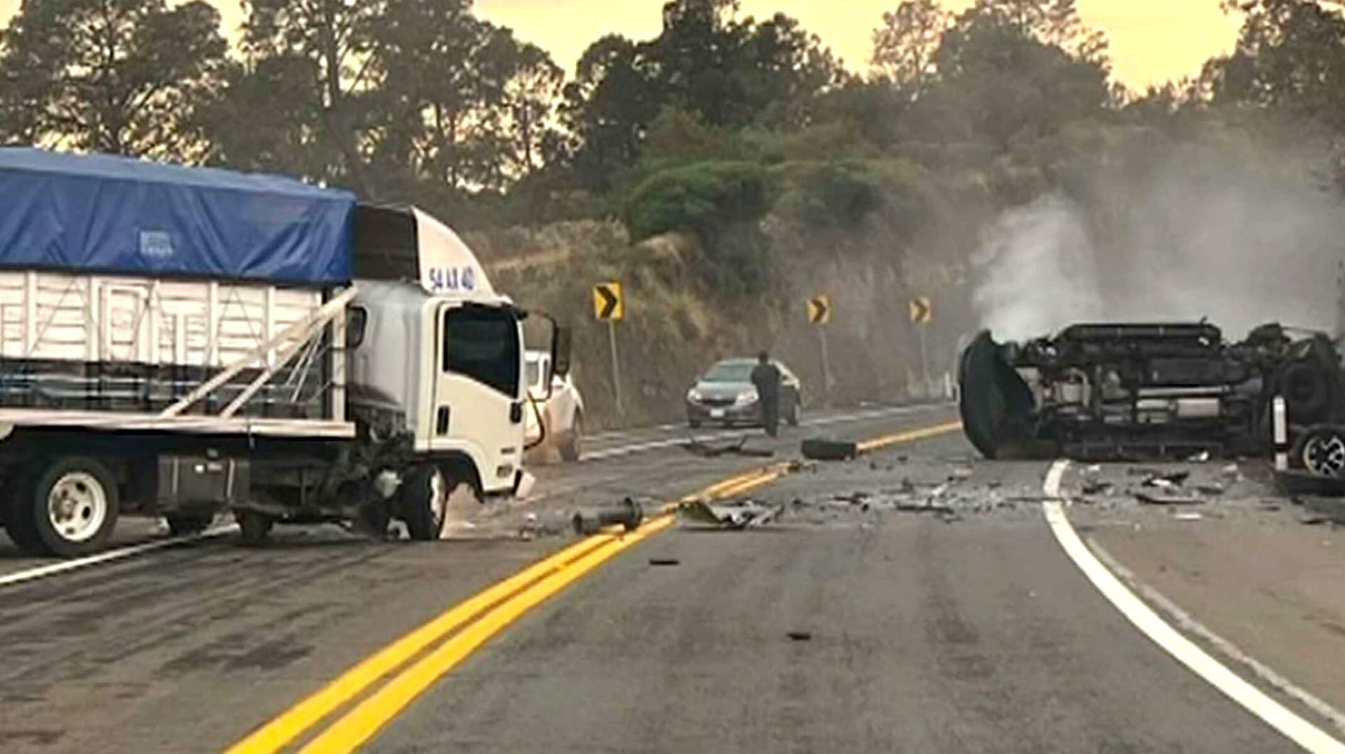 Accidente en Tramo Carretero Toluca-Valle de Bravo, en el Edomex, Deja Tres Jóvenes Muertos