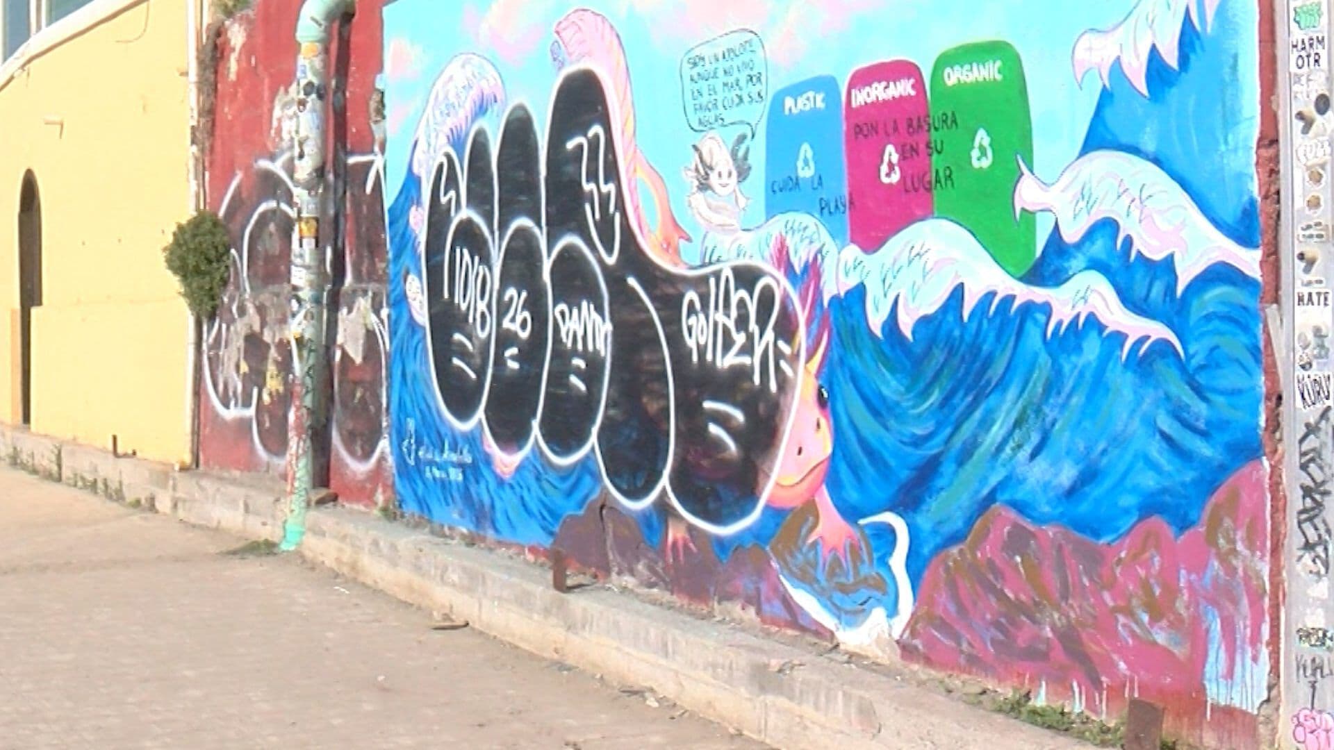 Vandalizan Mural en Playas de Tijuana a Días de Ser Inaugurado