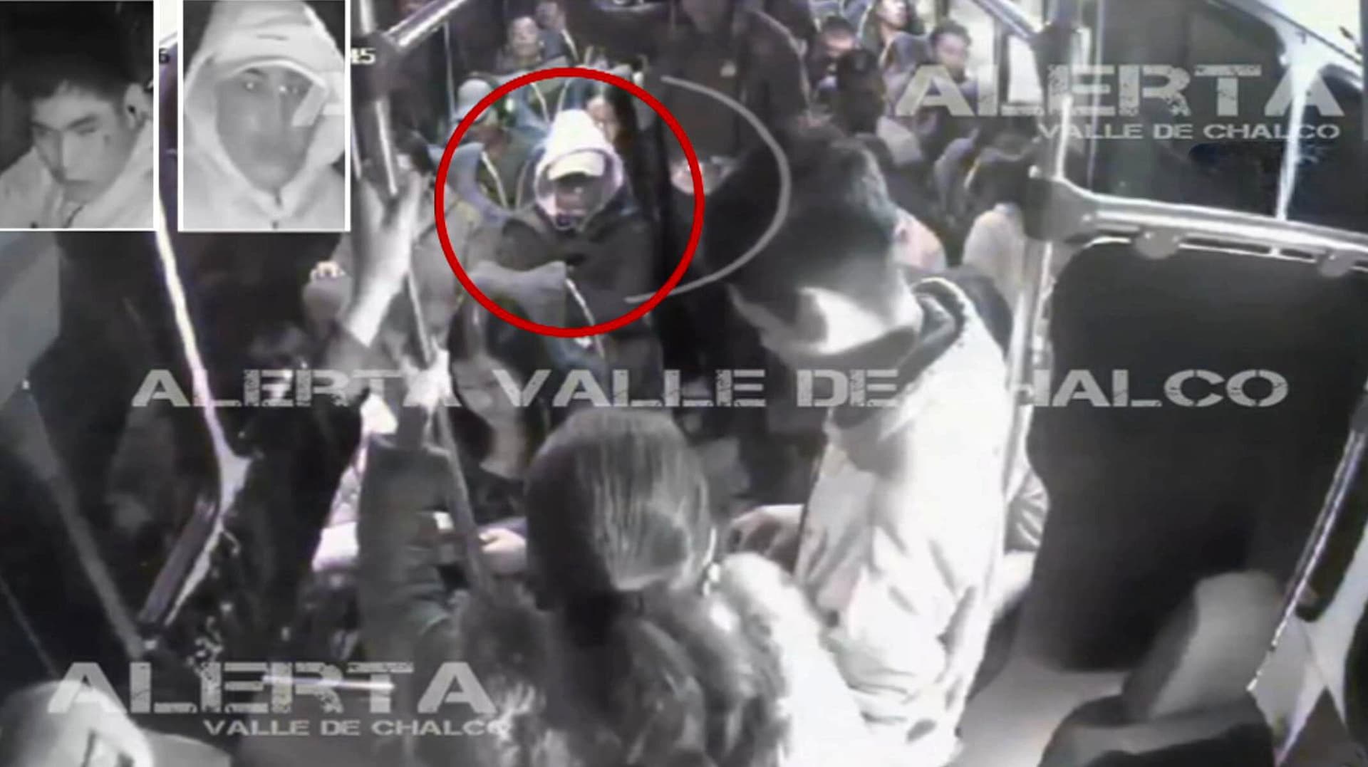 Captan en Video Asalto en Ruta Zaragoza - San Rafael: Ladrones Disparan dentro de la Unidad en Edomex
