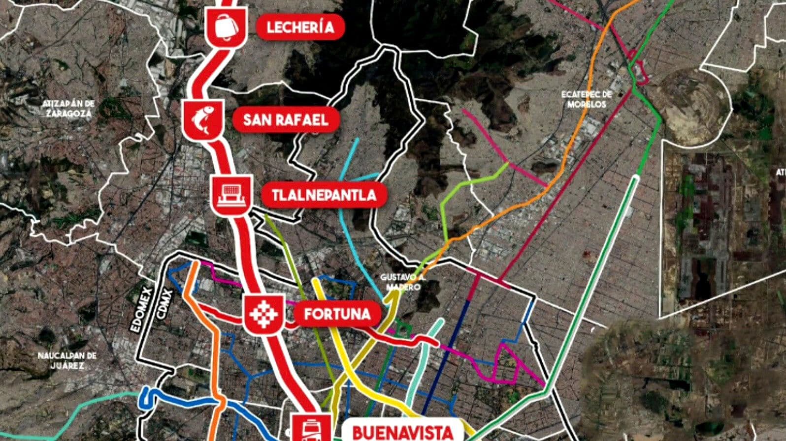 Mapa del Tren Buenavista-AIFA: Estaciones, Precio y Tiempo de Recorrido