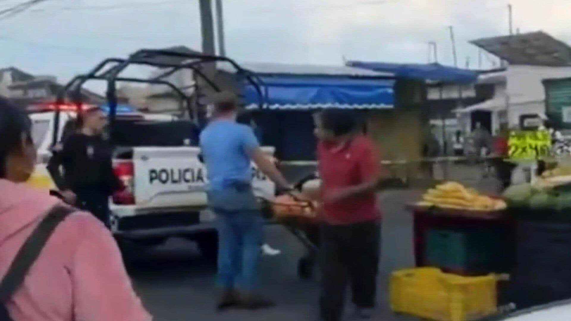 Atacan a Balazos a Pareja Cerca de Mercado Tomasa Estevez en Salamanca Guanajuato