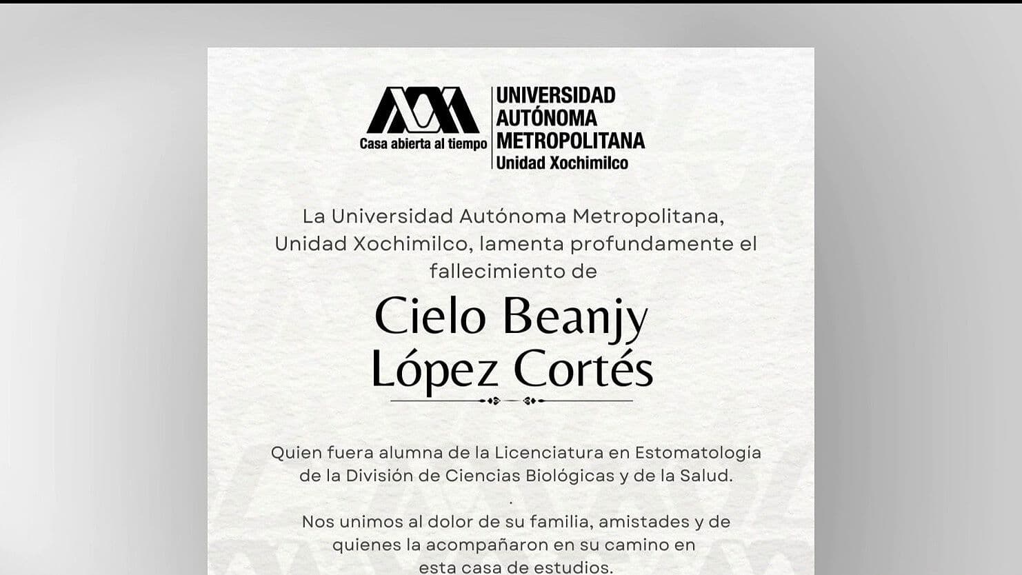 Detienen a Pareja de Alumna de la UAM Hallada Muerta en Iztacalco, CDMX
