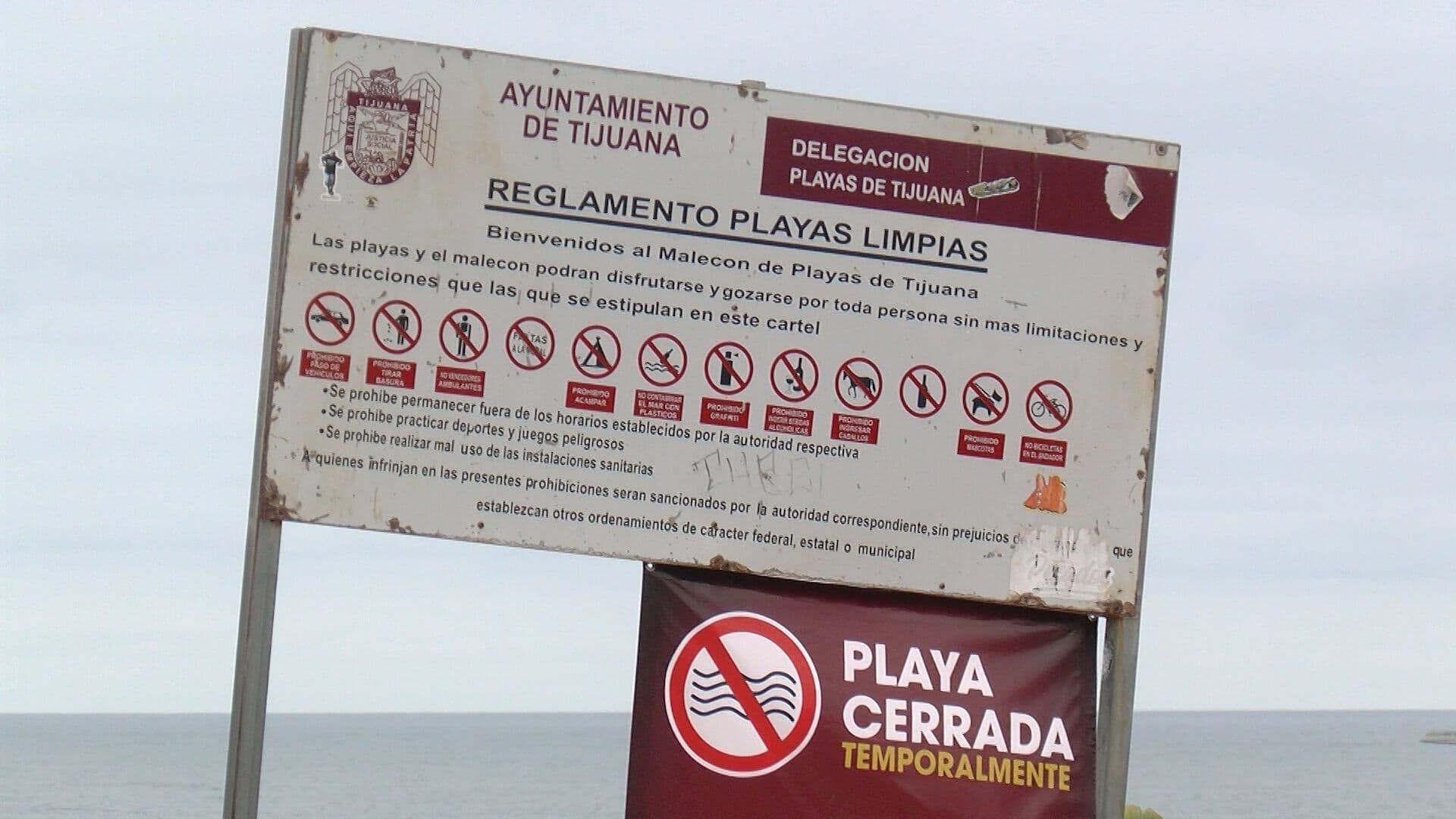 Cierran Playa El Faro en Tijuana por Contaminación del Agua