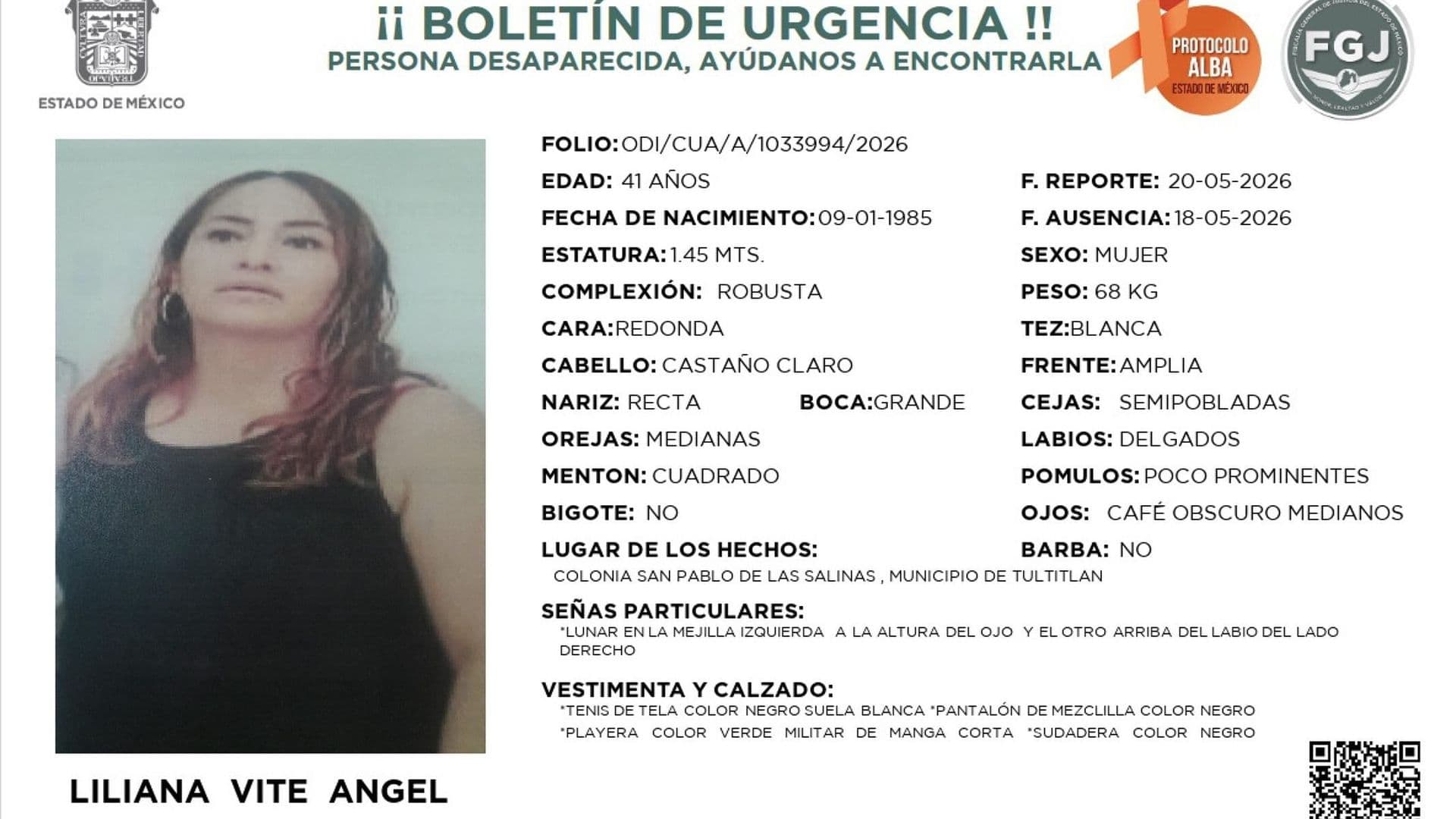 Liliana Vite: Buscan a Mujer que Desapareció en Tultitlán, Edomex