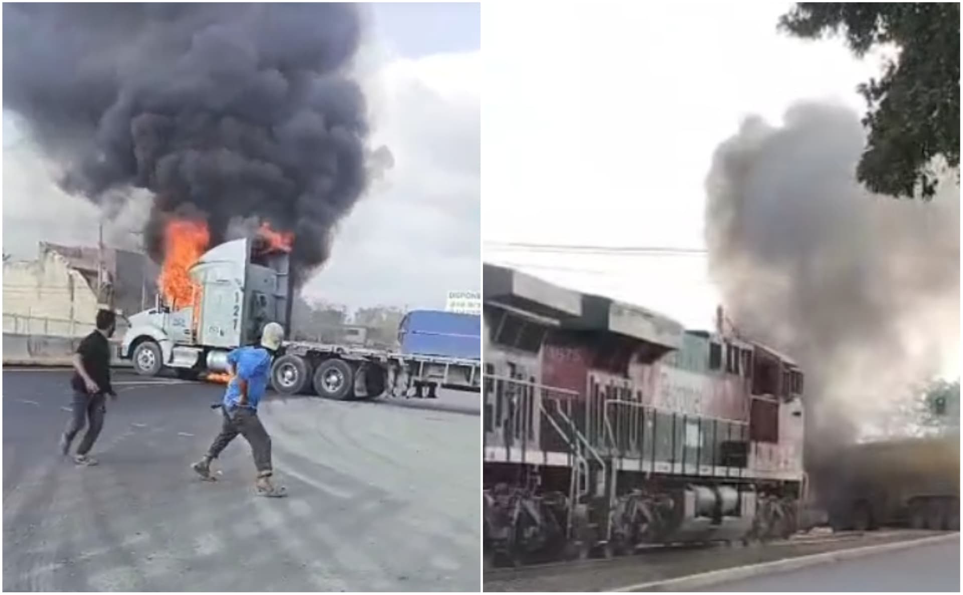 Hombres armados bloquean carreteras en Colima