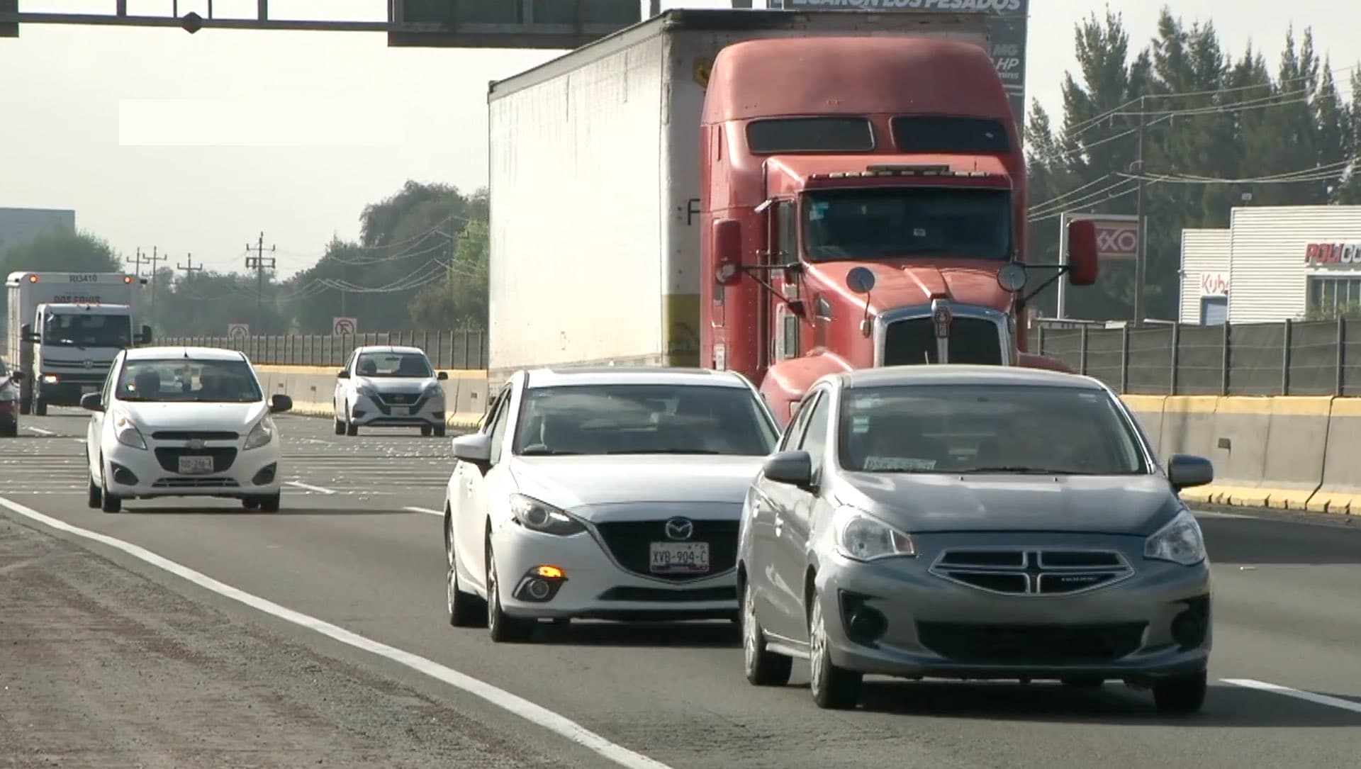 Cierres viales por obras civiles en la AUtopista México-Puebla