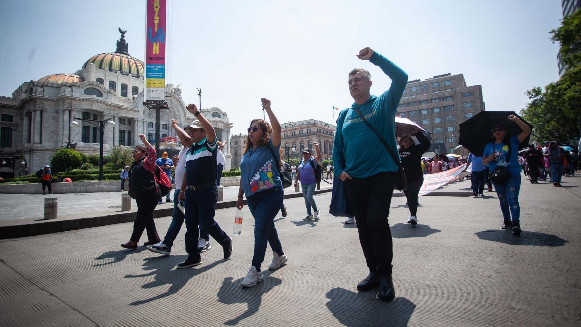 ¿Hay Marcha de la CNTE Hoy en CDMX? Estas Son las Movilizaciones de la Sección 22