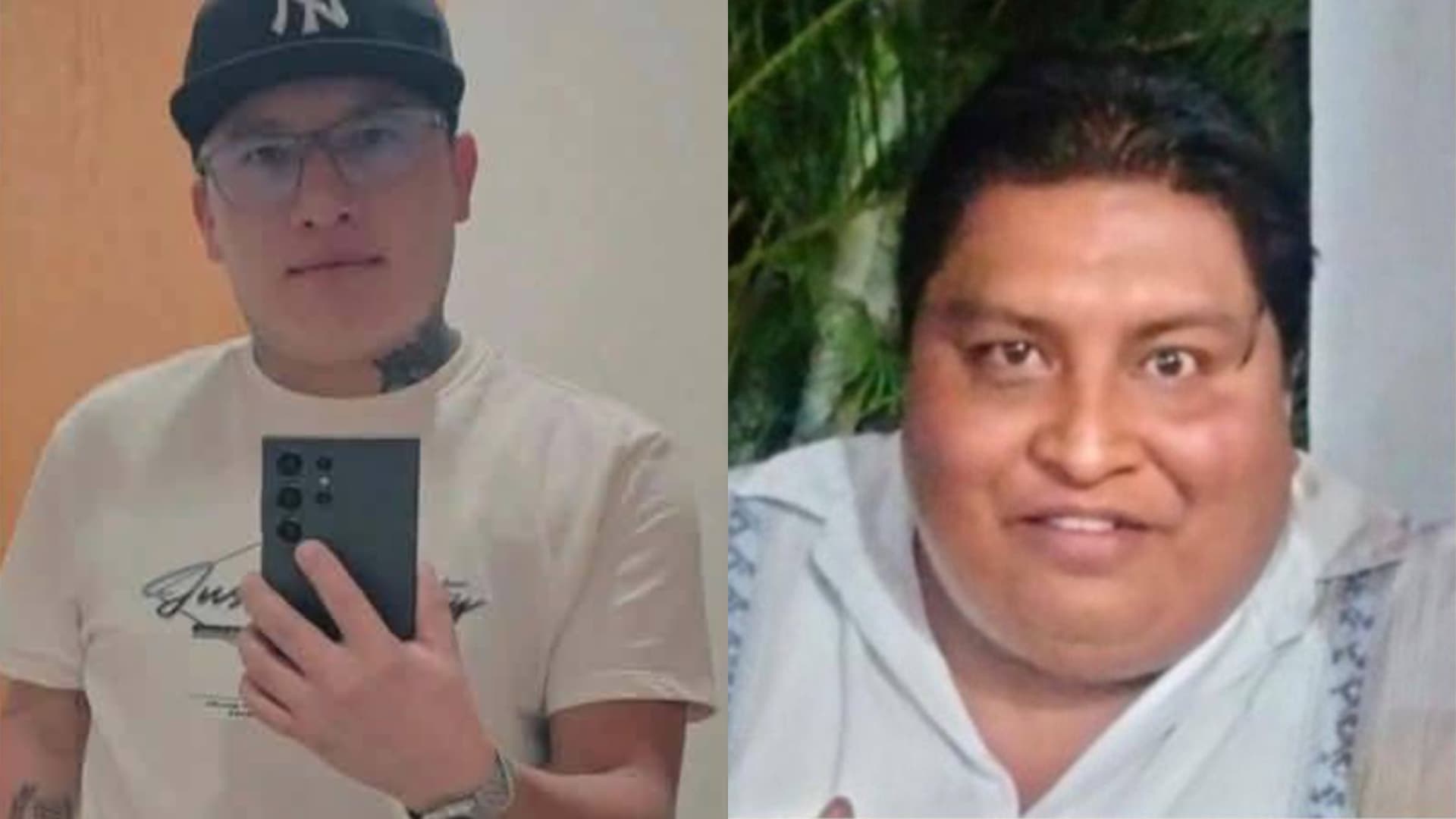 Desaparecidos Jordan Cordero González y el maestro Miguel Ángel Solano Andrade