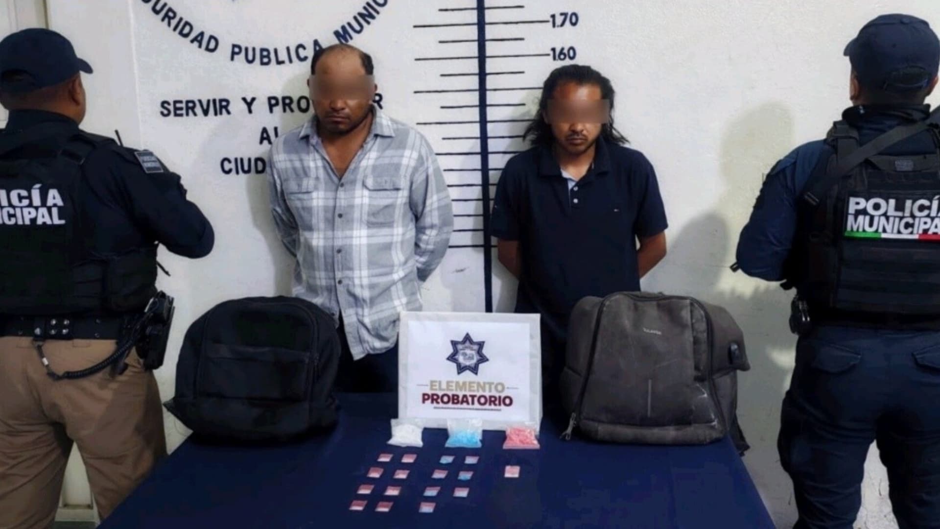 Detenidos Dos Sujetos 18 Dosis Droga Cristal LSD San Matías Cocoyotla San Pedro Cholula Puebla