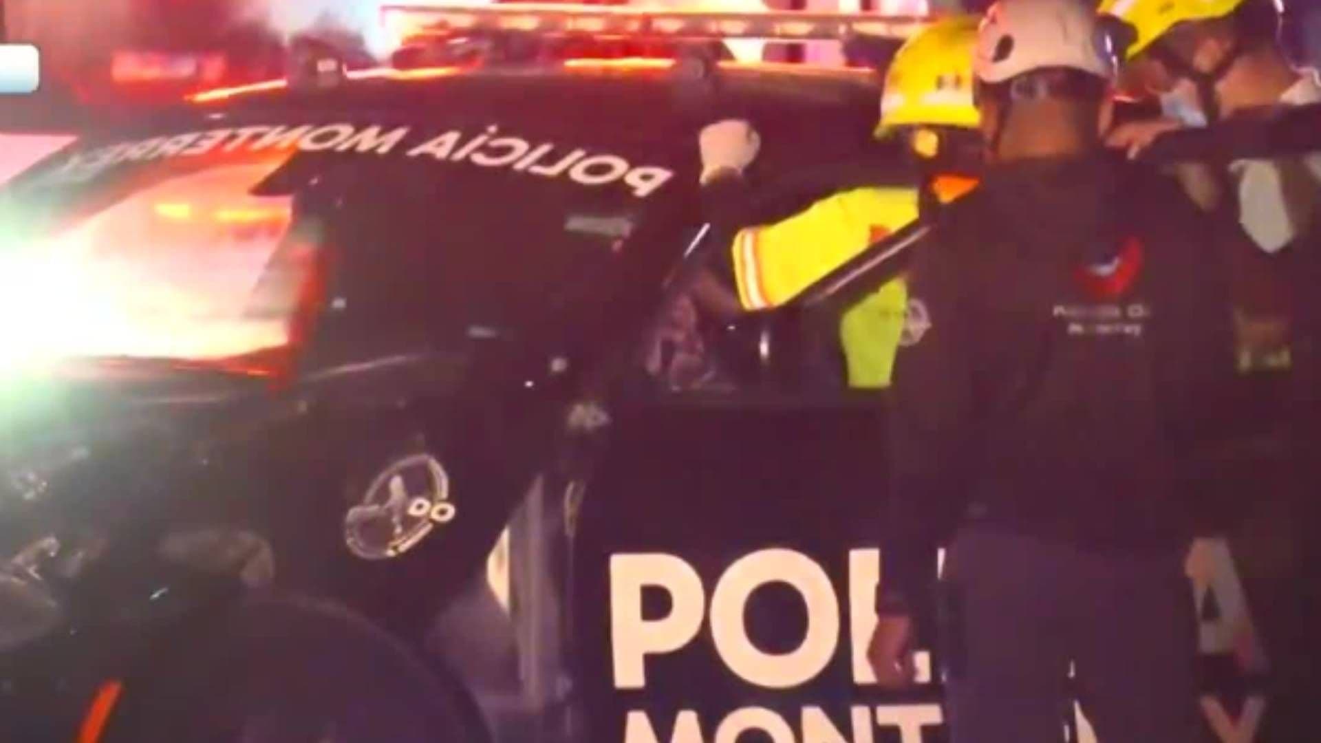 Choque Entre Patrullas Deja Cuatro Oficiales Lesionados en Monterrey