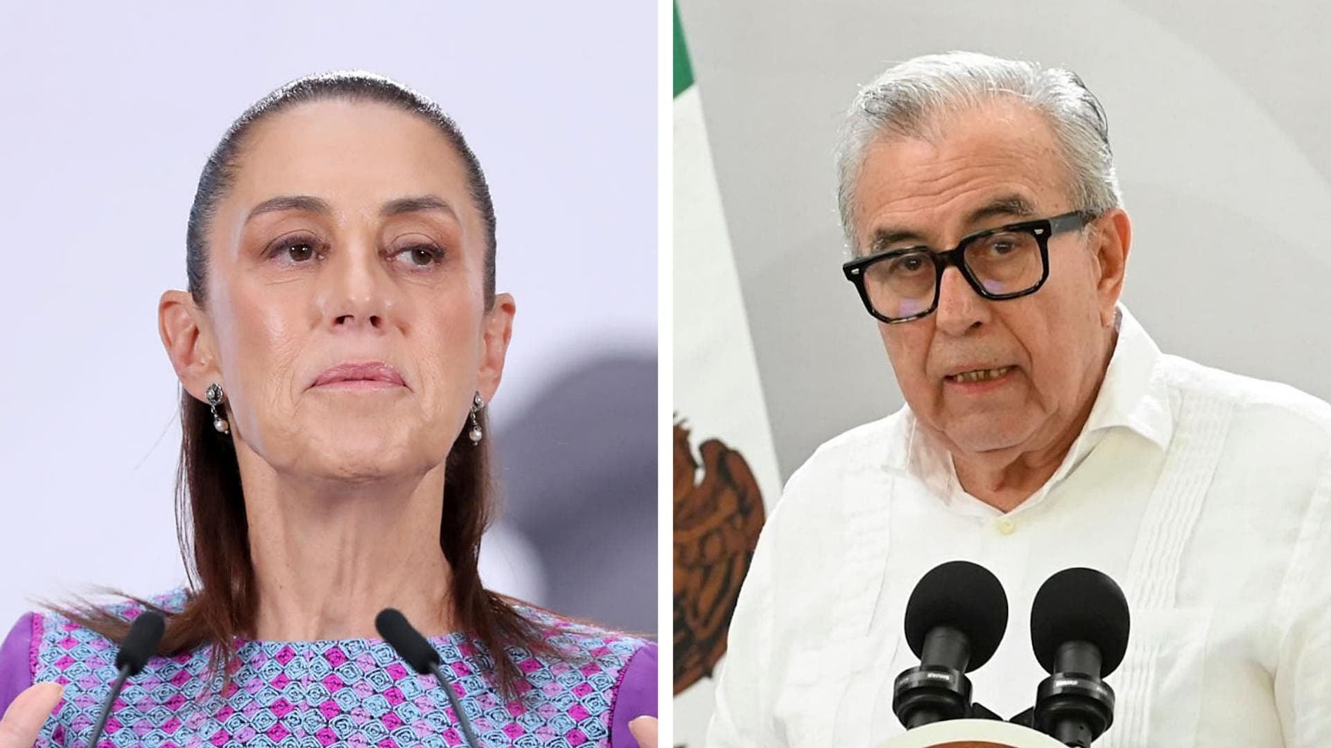 Presidenta Claudia Sheinbaum y gobernador Rubén Rocha.