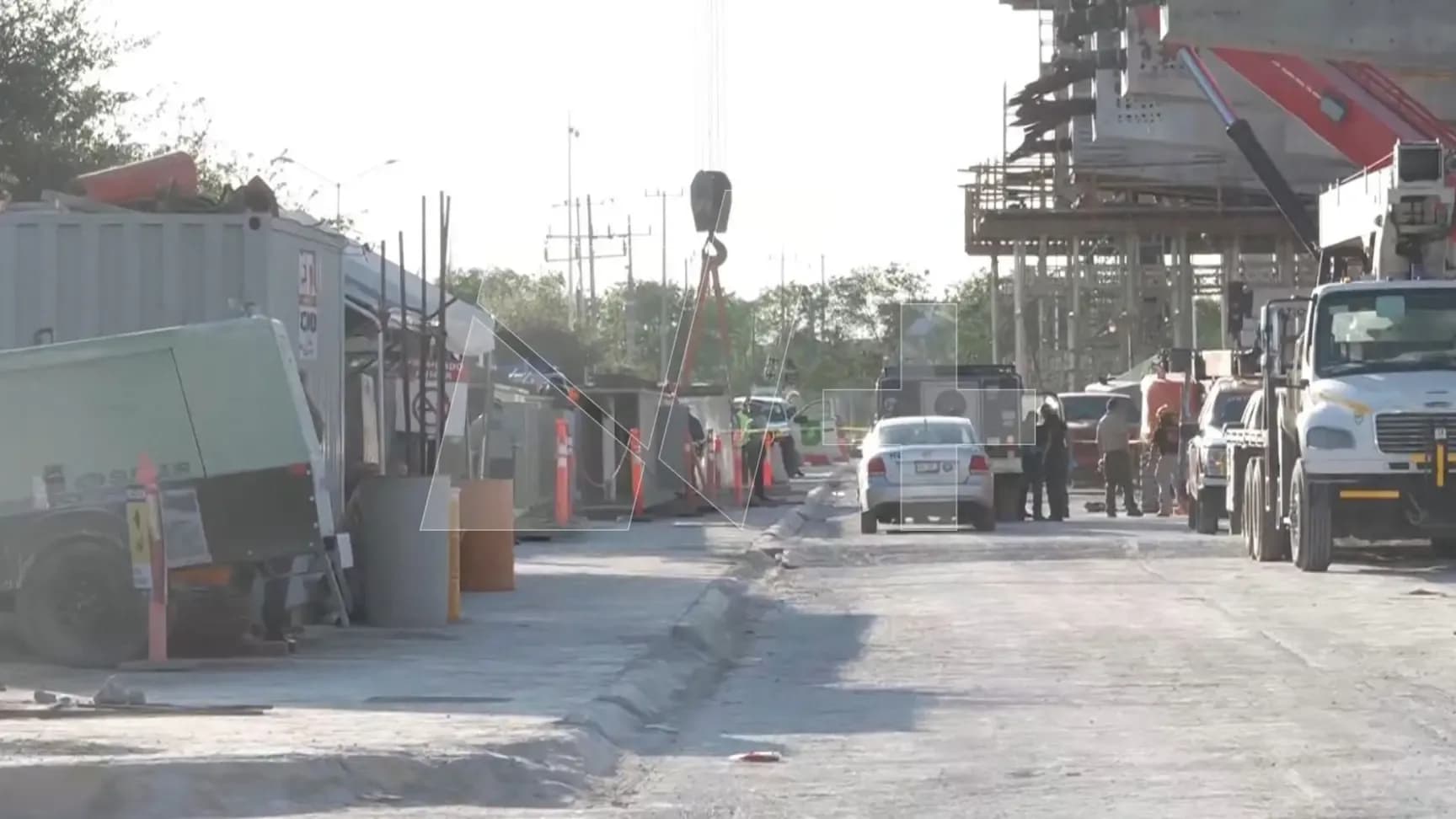 Obras de construcción de la Línea 6 del Metro de Monterrey