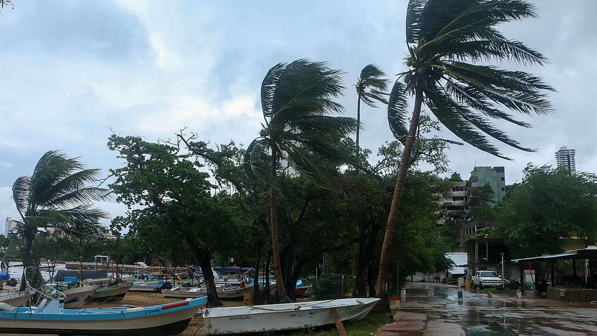 Viento en Acapulco, Guerrero, en octubre 2025