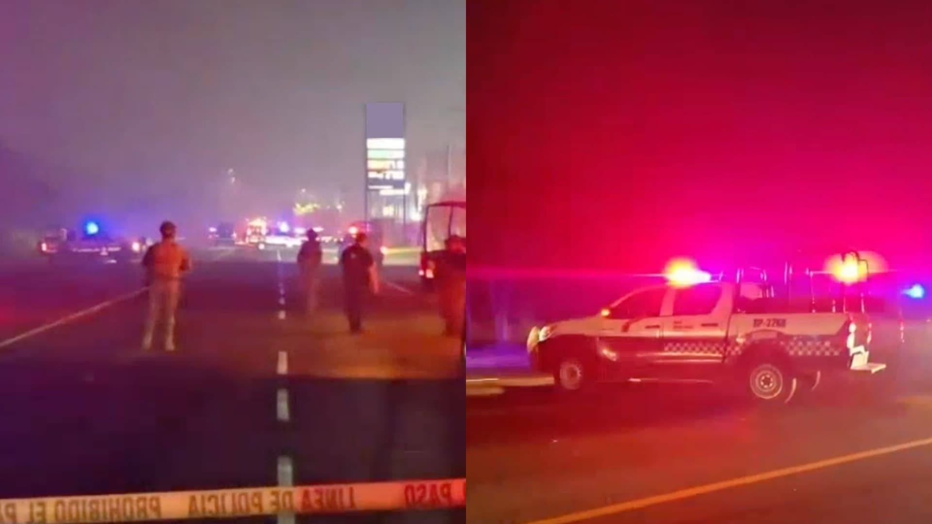 operativo policiaco generó el cierre de la carretera Veracruz-Medellín esta madrugada
