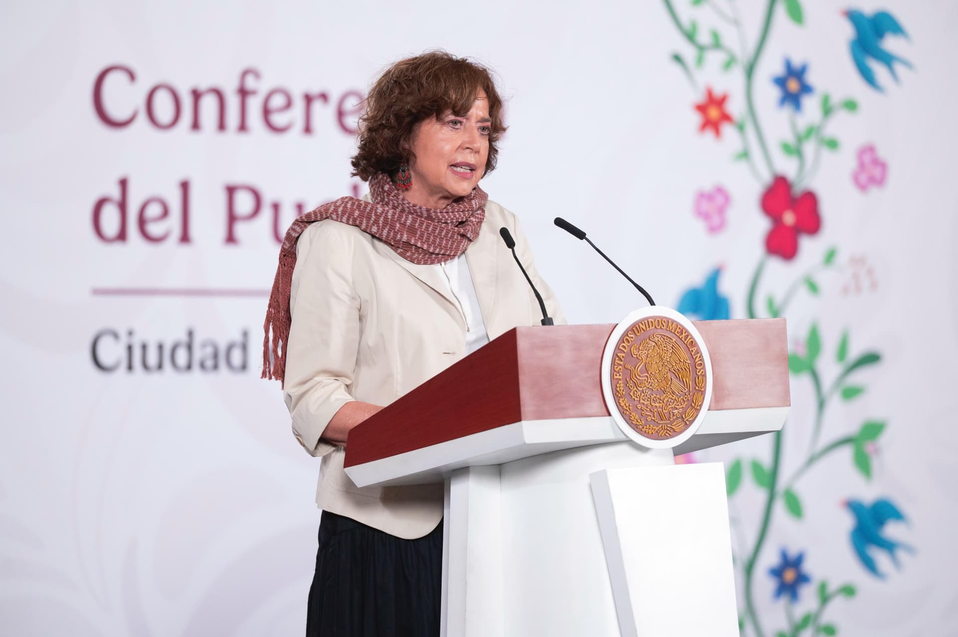 Rosaura Ruiz, titular de la Secretaría de Ciencias, Humanidades, Tecnología e Innovación