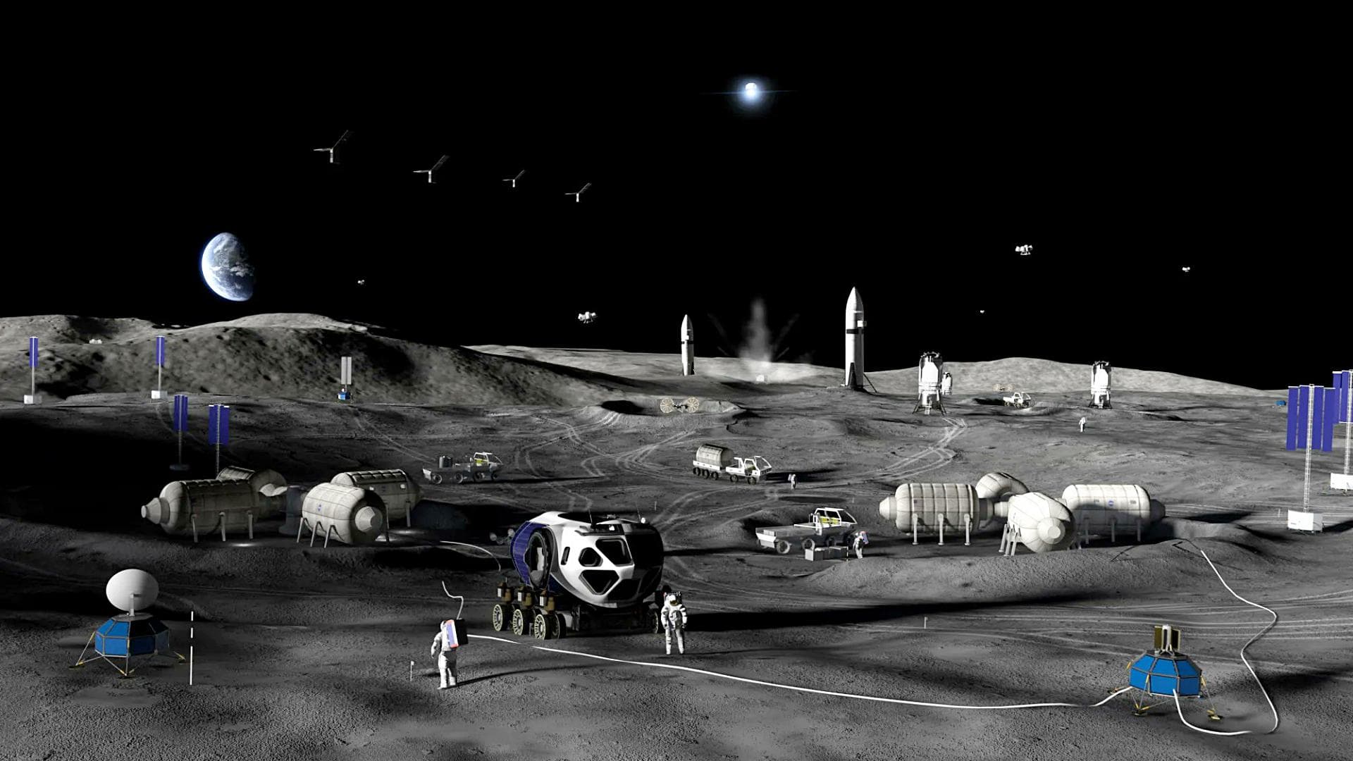 Astronautas Podrán Conducir Vehículos en la Luna: Así Son los Modelos que Presentó la NASA