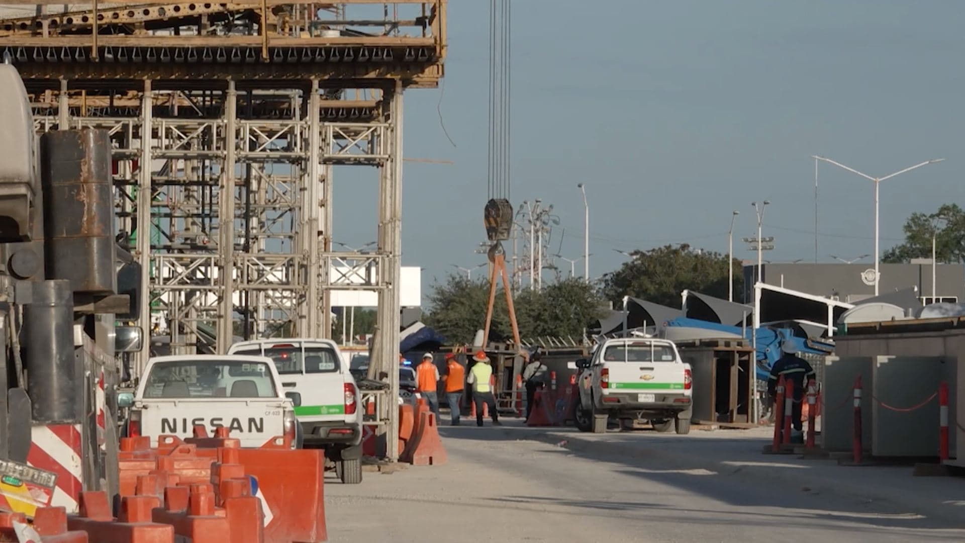 Obras de construcción de la Línea 6 del Metro de Monterrey