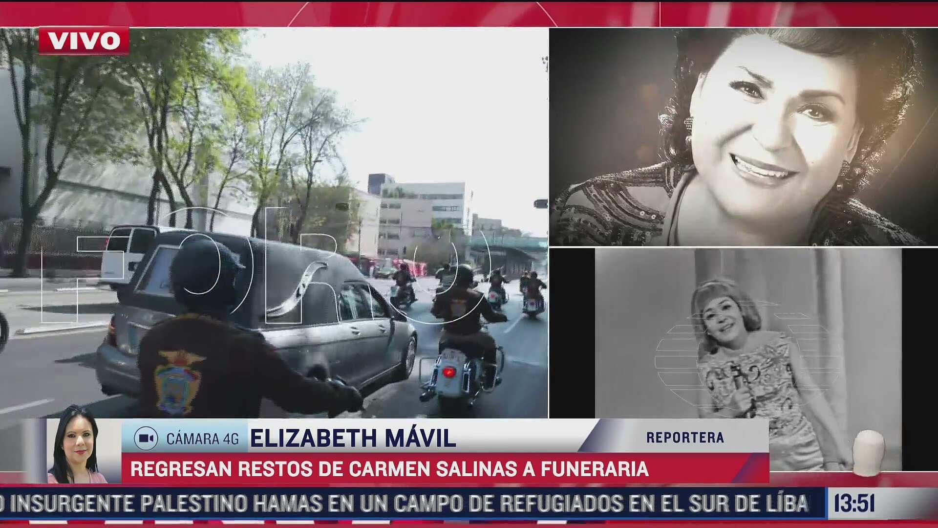 Concluye homenaje a Carmen Salinas en Monumento a la Madre