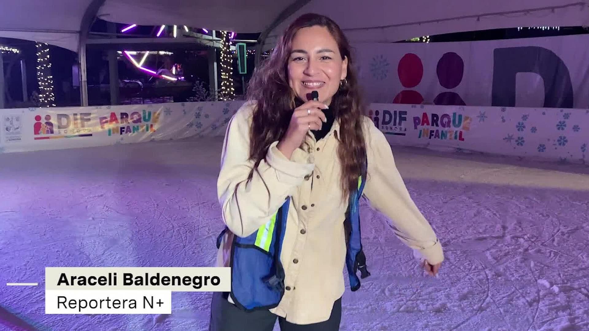 Pista de Hielo en el Desierto de Sonora