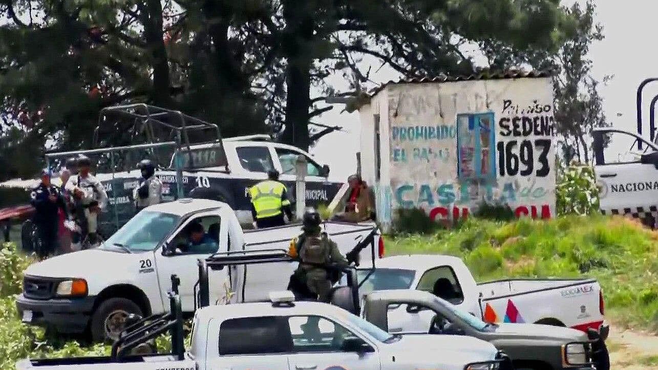 Así se ve la Zona Donde Explotó Polvorín en Ozumba