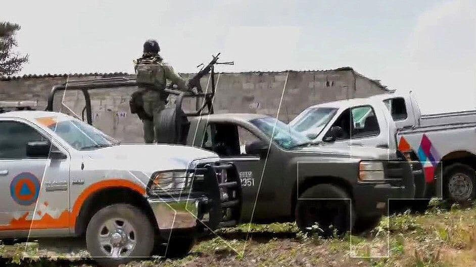Fuerzas de Seguridad Resguardan Zona de Explosión de Polvorín en Ozumba