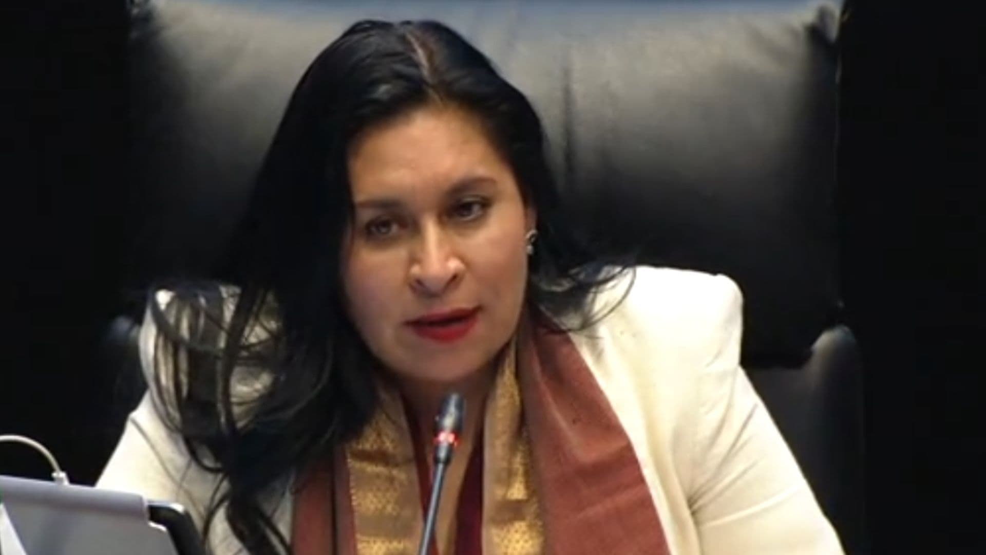 Presidenta del Senado Deja Micrófono Abierto e Insulta a Kenia López Rabadán