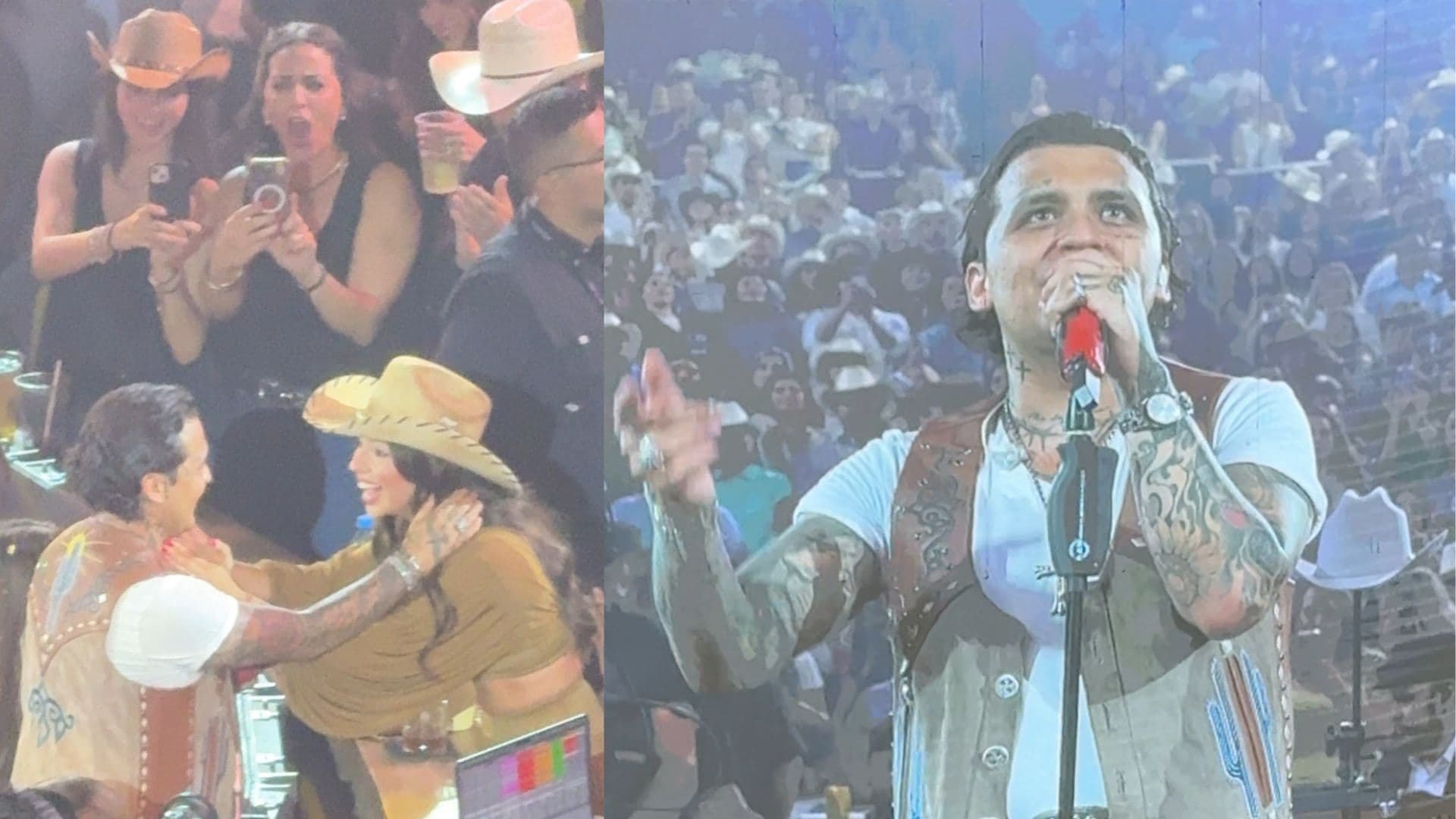 Christian Nodal y Ángela Aguilar Cantan en Palenque ExpoGan 2025; ¿Quién Más Estuvo de Invitado?