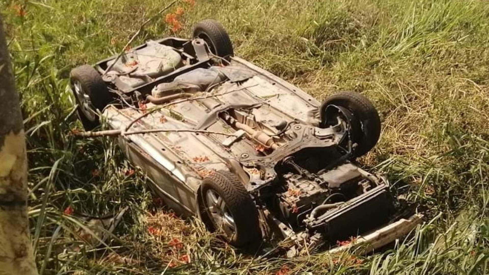 Hombre Muere en Aparatoso Accidente en Autopista Cosoleacaque-Nuevo Teapa