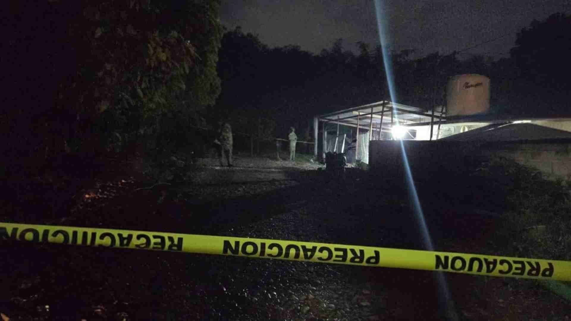 Familia es Asesinada Dentro de su Domicilio en Papantla, Veracruz; Incendiaron la Propiedad