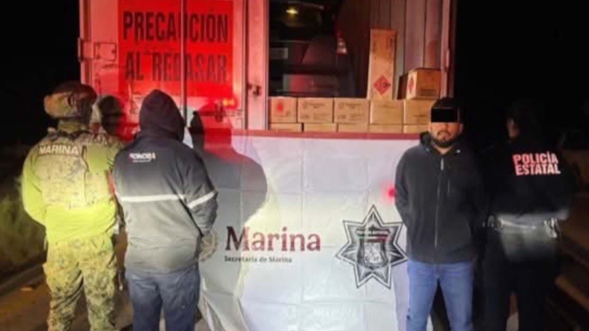Un Sujeto Fue Detenido Tras Transportar Más de 15 Mil Cartuchos para Armas en Empalme, Sonora