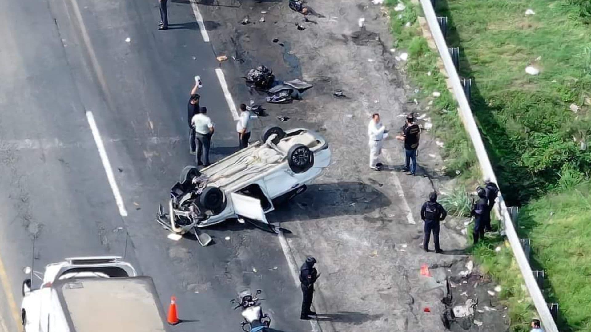 Aparatosa Volcadura en la Carretera Nuevo Teapa-Cosoleacaque Deja un Lesionado