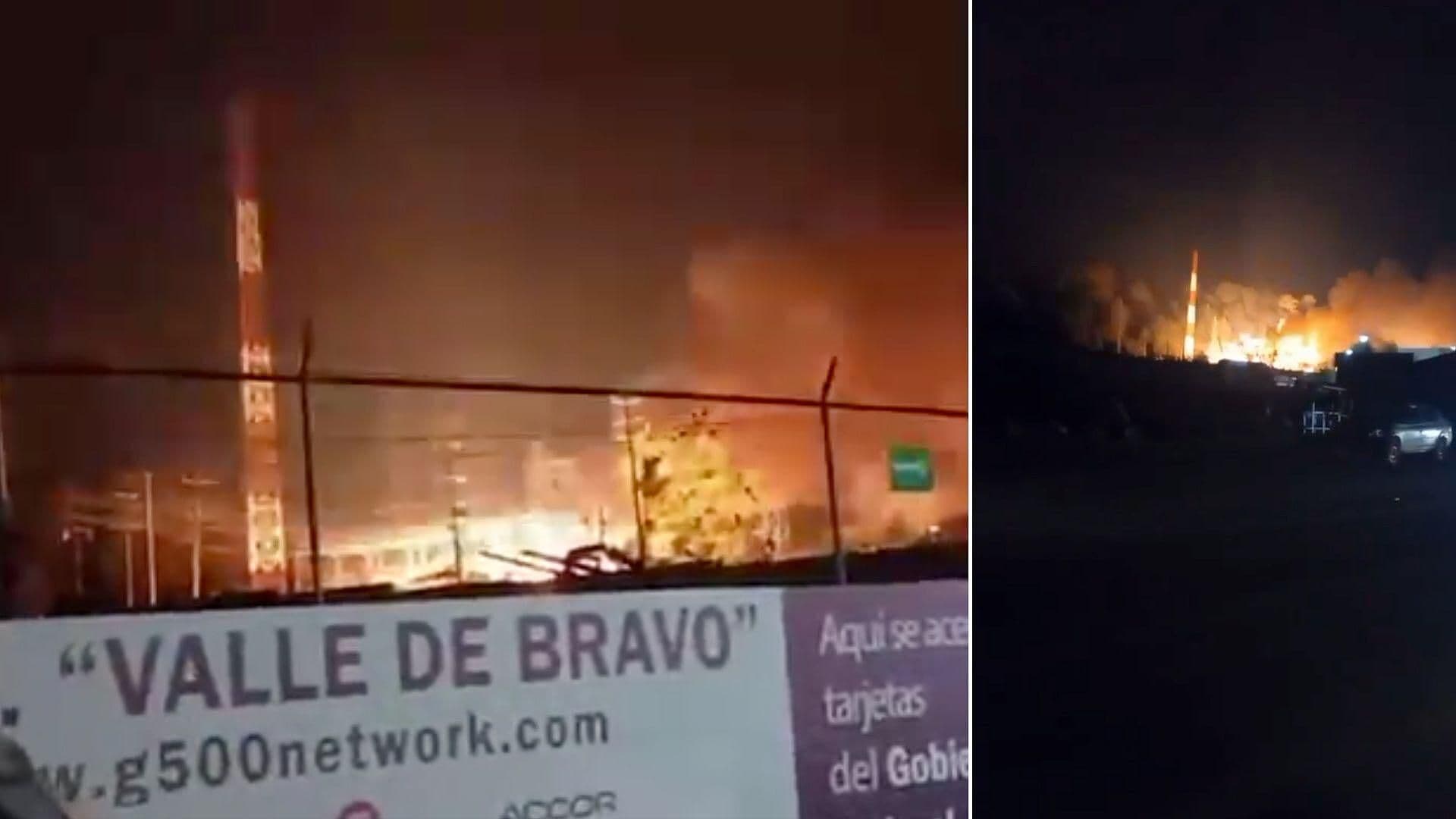 Incendio en Subestación Eléctrica Deja Sin Luz a Varias Colonias en Valle de Bravo