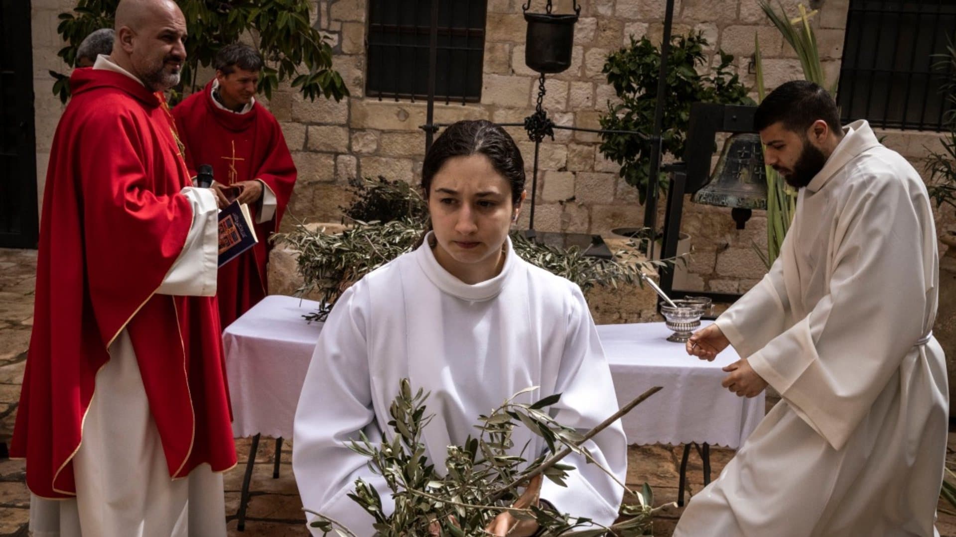 Policía de Israel Impide a Patriarca Latino de Jerusalén dar Misa de Domingo de Ramos