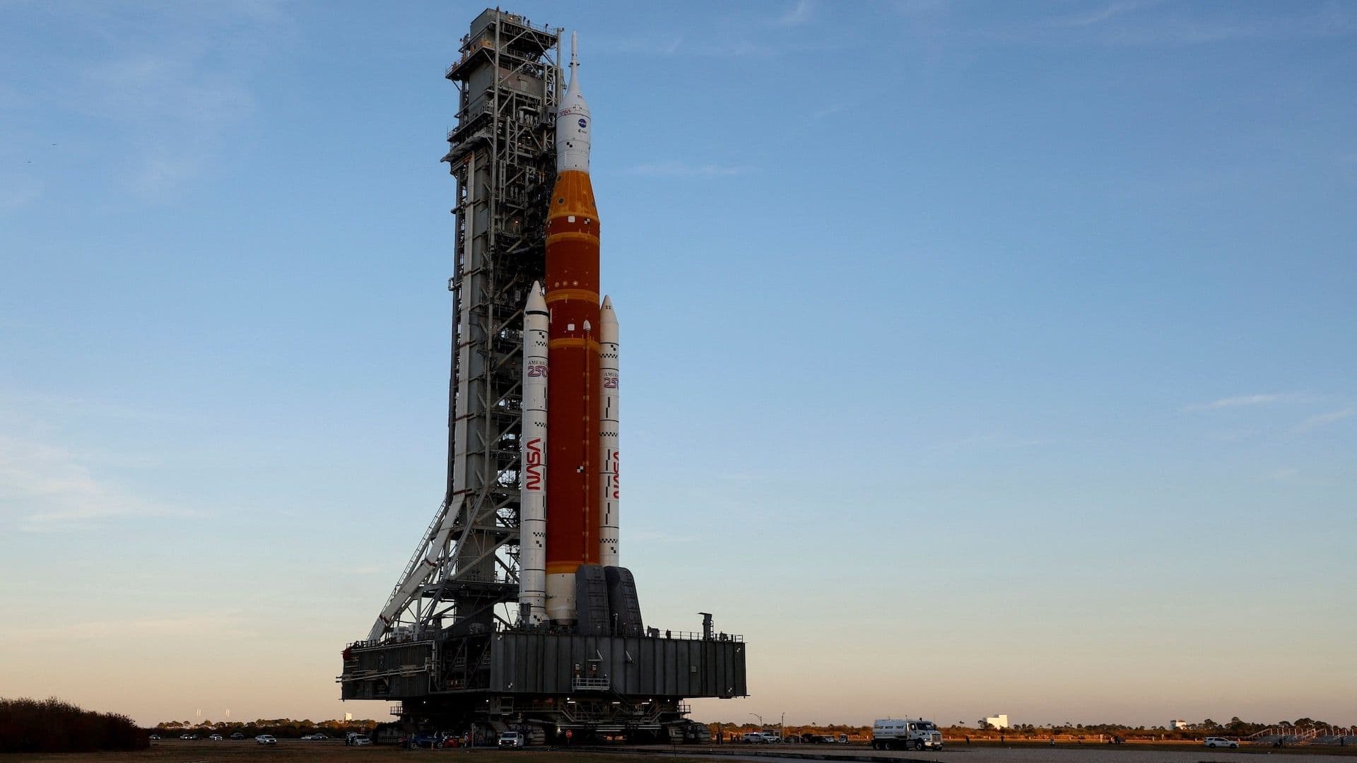 NASA Despliega De Nuevo Cohete de la Misión Artemis II en Florida