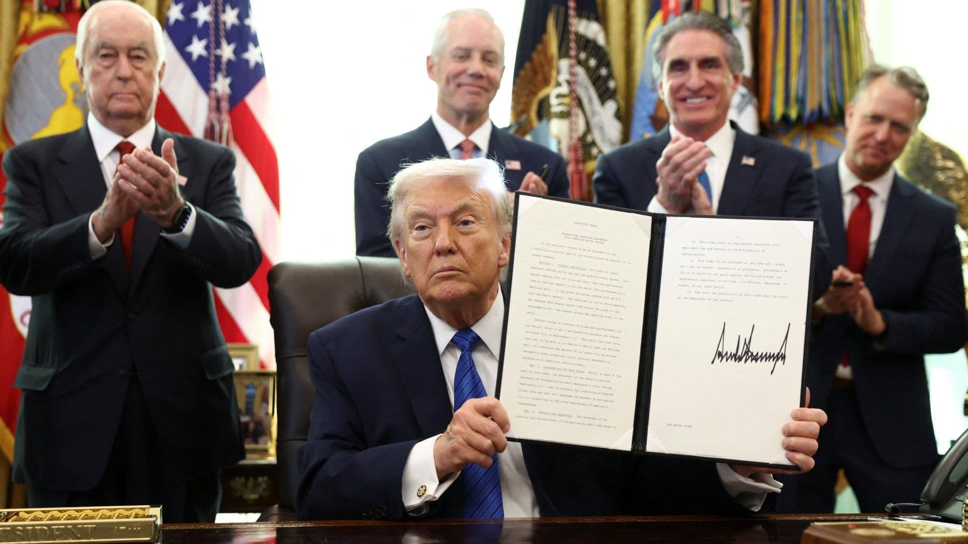 Donald Trump Anuncia Carrera de IndyCar en Washington por el 250º Aniversario de Estados Unidos