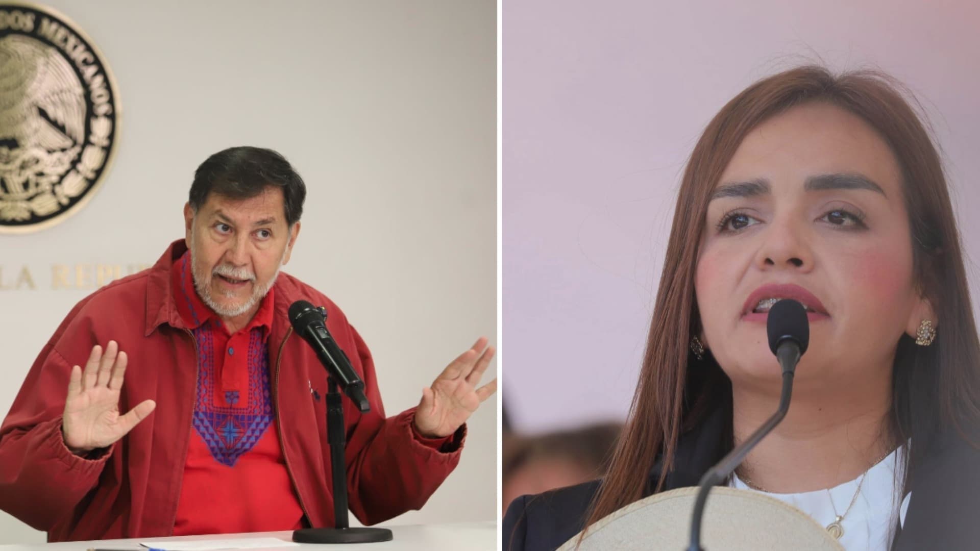 Ordenan a Fernández Noroña Cesar Hostigamiento contra la Alcaldesa de Uruapan, Grecia Quiroz