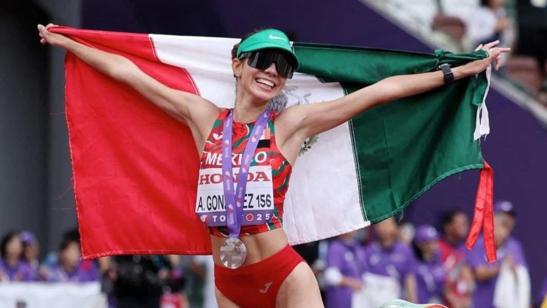 Alegna González Gana Plata en Marcha Femenil de Mundial de Atletismo Tokio 2025 y Rompe Récord