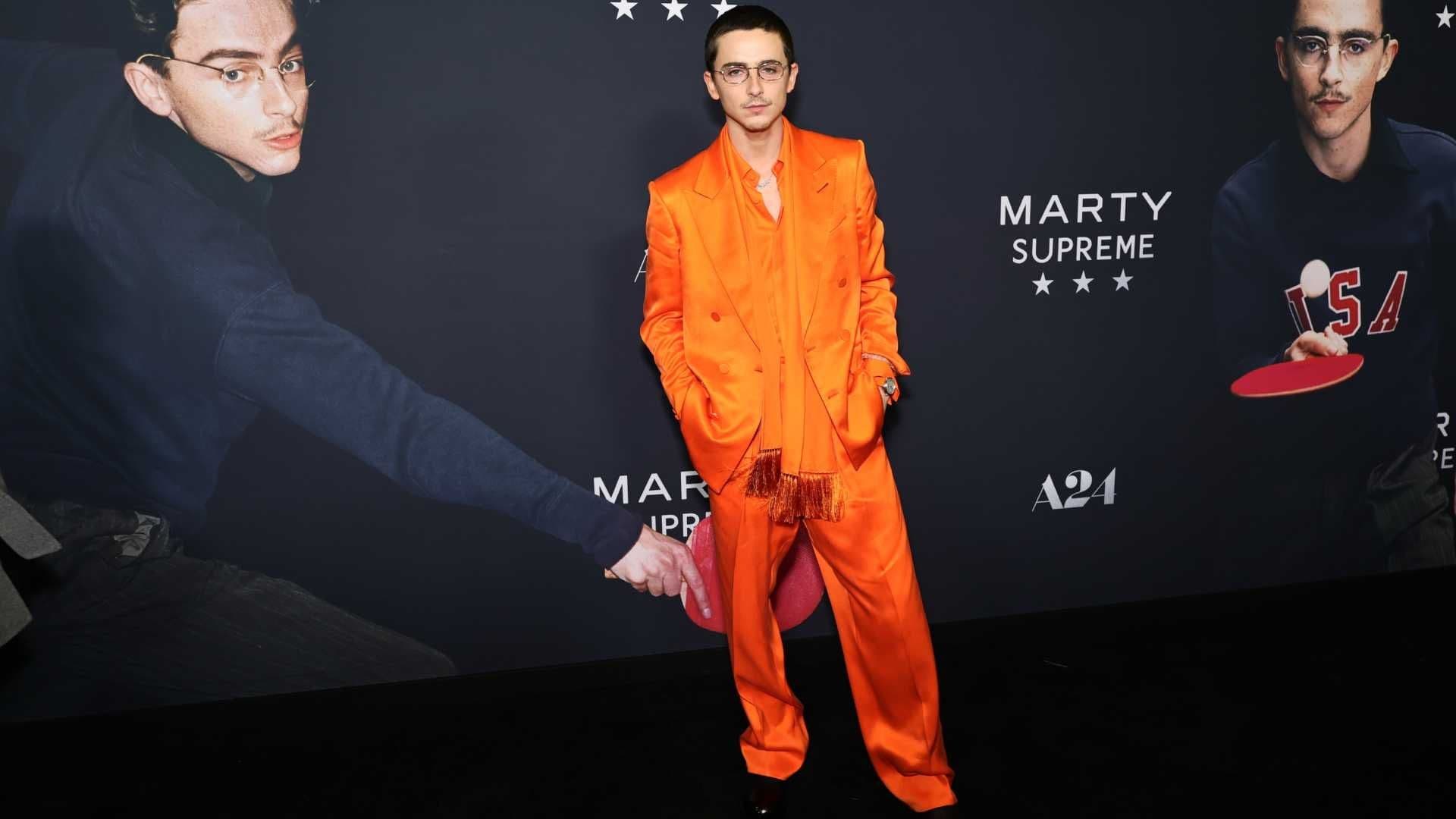 Timothée Chalamet Escaló la Esfera de Las Vegas para Promocionar 'Marty Supreme'