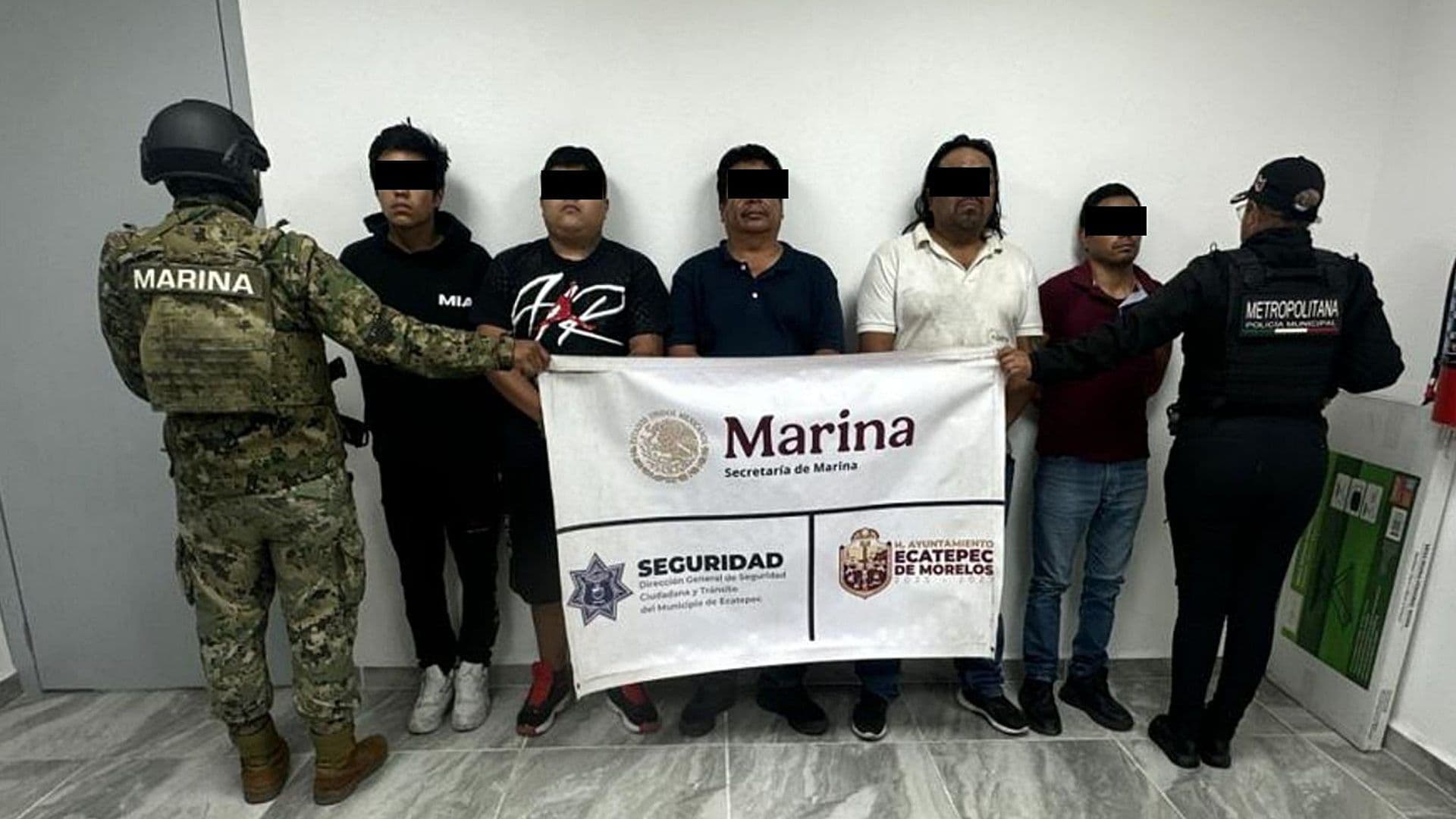 Operativo de la Marina en Ecatepec: Detienen a 22 Integrantes de ‘Crazy Group’ y ‘Los Manzanos'